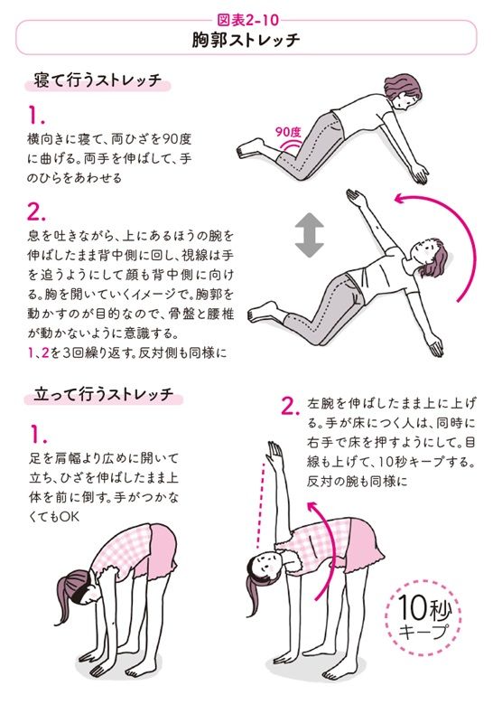 胸郭ストレッチ