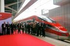 ヴァレンシアに到着した試乗列車