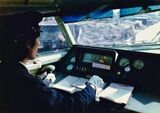 0系新幹線の運転台。速度計の上部にATC信号の指示速度が現示される（写真提供：にわあつし）