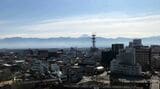 甲府市は人口約18万6000人。県庁所在地の人口では鳥取市に次いで少ない（筆者撮影）