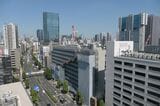 北側の高輪ゲートウェイシティ方面（記者撮影）