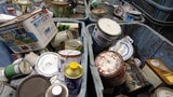 残留塗料やシンナーの恐れがある缶