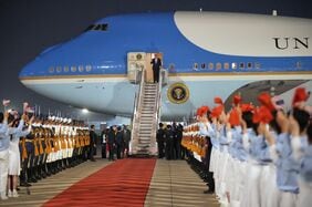 トランプ米大統領訪中､習主席と人民大会堂で行う14日の会談に注目