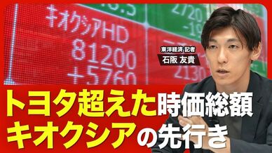 【トヨタを抜いたキオクシア】時価総額50兆円の大台に到達／株価上昇が続…