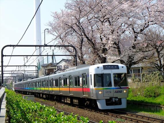 井の頭線1000系 レインボー電車