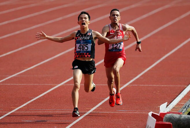 アジア大会男子マラソンで日本人選手が金