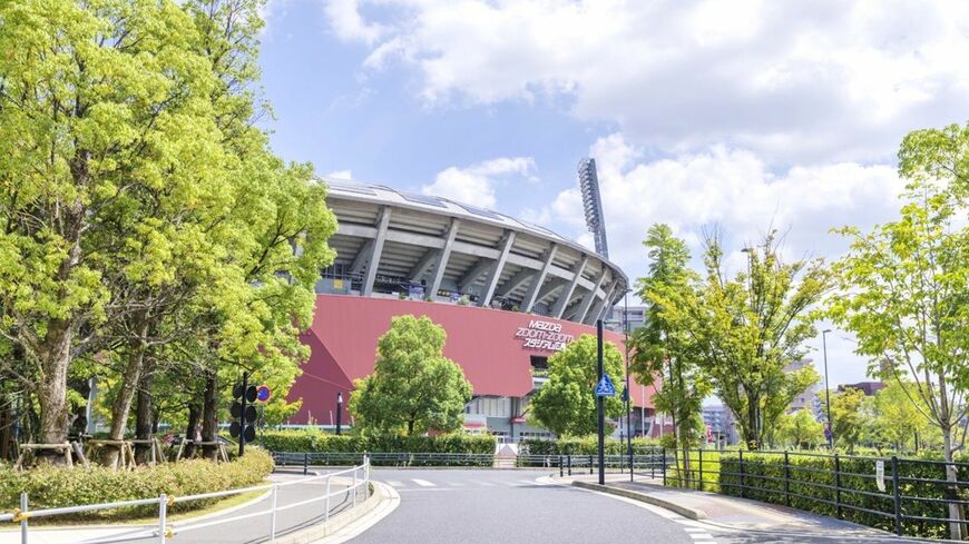 MAZDA Zoom-Zoom スタジアム広島の近隣地点も上位にランクイン。広島市の人気ぶりが如実に表れた結果となった（写真：ﾎﾎ／PIXTA）