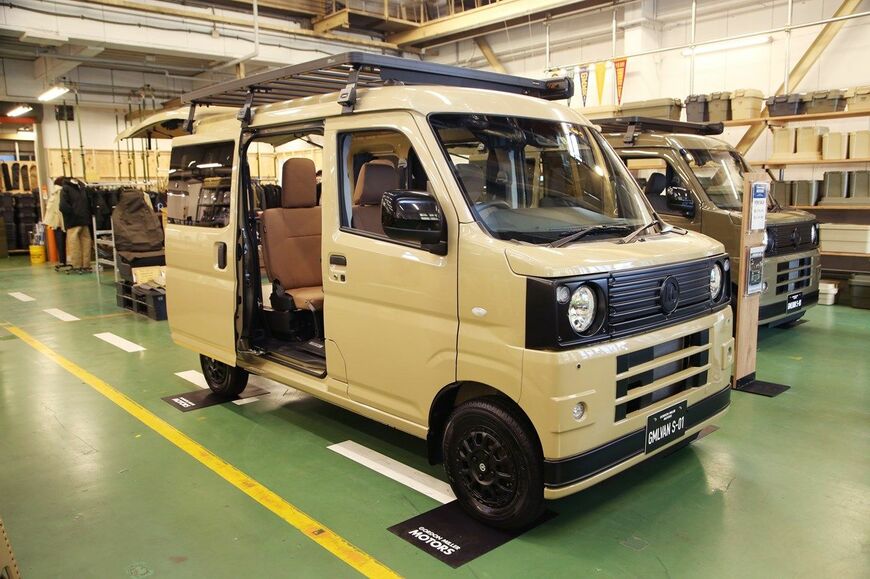 GMLVAN S-01のディテールなど（筆者撮影）