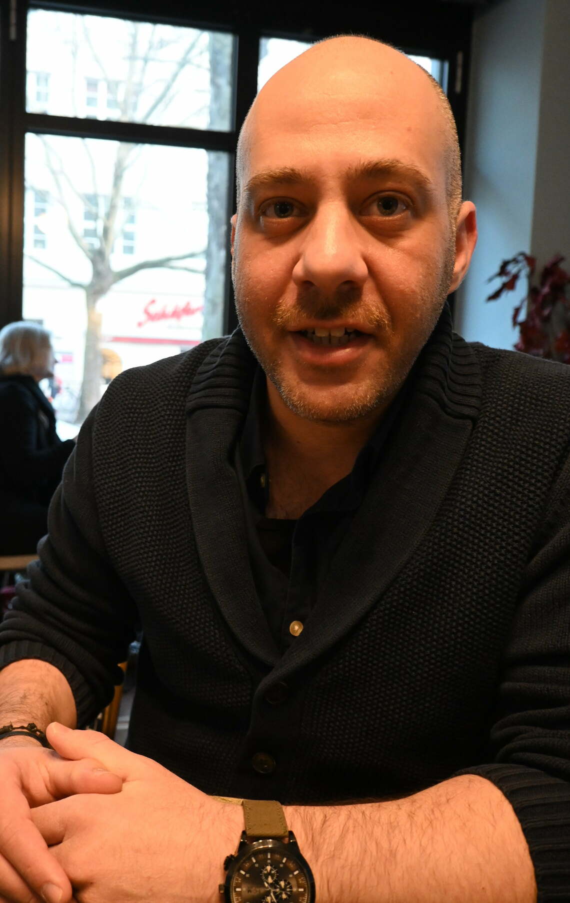 エラン・ラハフさん（筆者撮影）