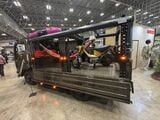 東京アウトドアショー2025では荷台にハンモックが設置されていた（筆者撮影）