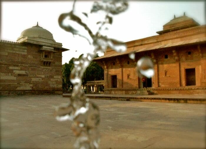 雨水を集める機能があったファティープルシークリー宮殿