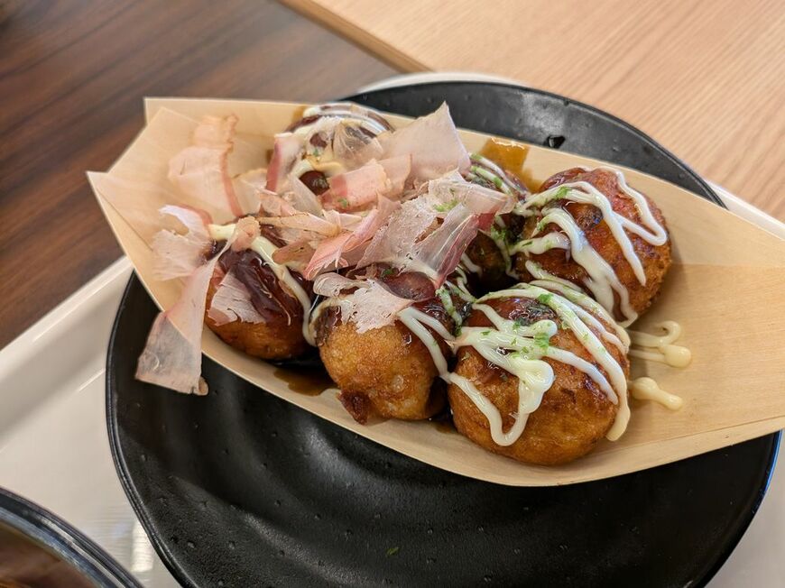 肝心のタコはかなり小さい印象だった（筆者撮影）