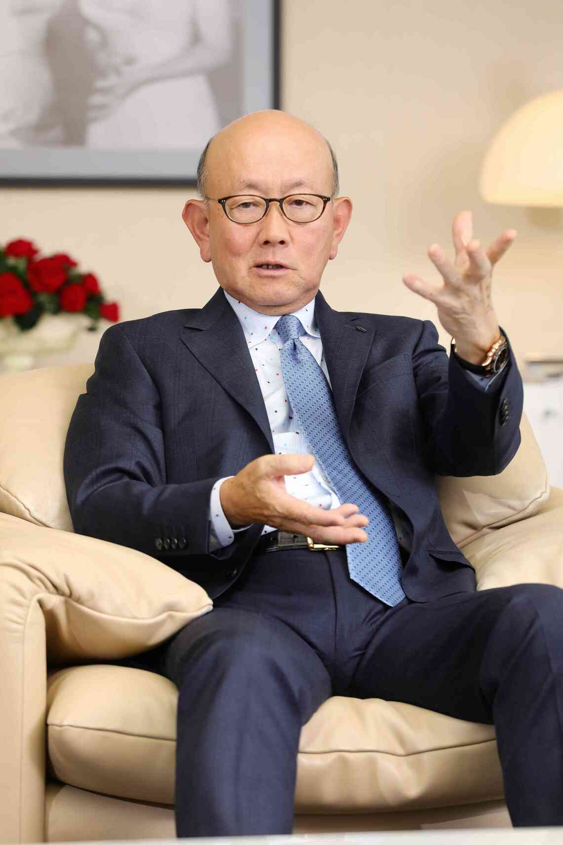 岡藤会長CEOのもと伊藤忠商事は「マーケットイン」への転換を急ぐ（撮影：尾形文繁）