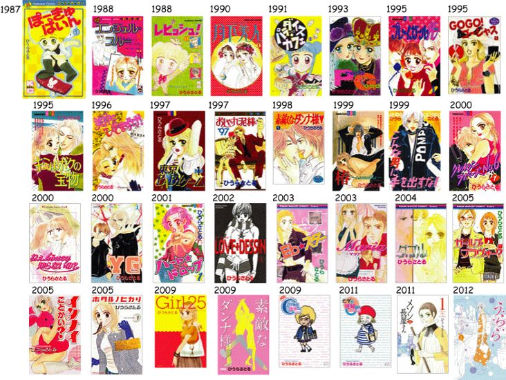 連載の数々（写真：ひうらさん提供）