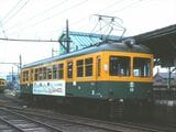 新潟交通電車線の主力だったモハ10形。燕駅に停車中の姿（撮影：南正時）