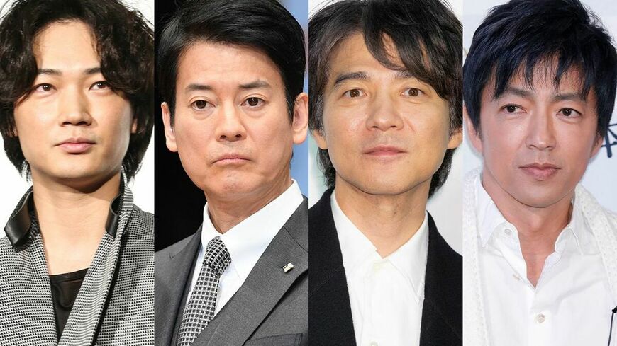 綾野剛、唐沢寿明、吉岡秀隆、大沢たかお（写真：週刊女性PRIME編集部）