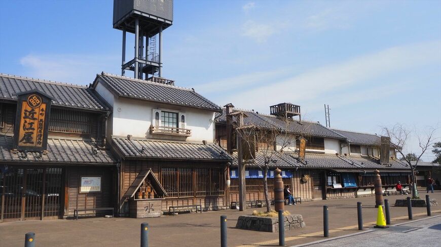 鬼平犯科帳の世界観で作られた羽生PA（上り）の鬼平江戸処（筆者撮影）