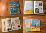 「赤ちゃんはどこからくるの？」をはじめとした、子どもにも読みやすい、性について書かれた絵本（写真：三島氏提供）