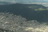 上空から見た生駒山地