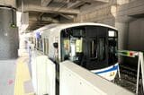 これから留置線へ引き上げる（記者撮影）
