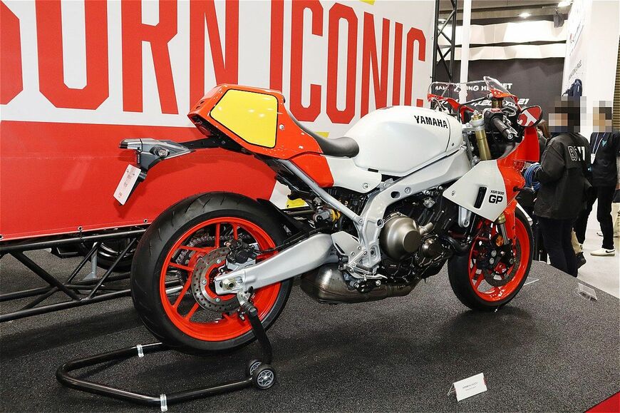 ヤマハの新型「XSR900GP」（筆者撮影）
