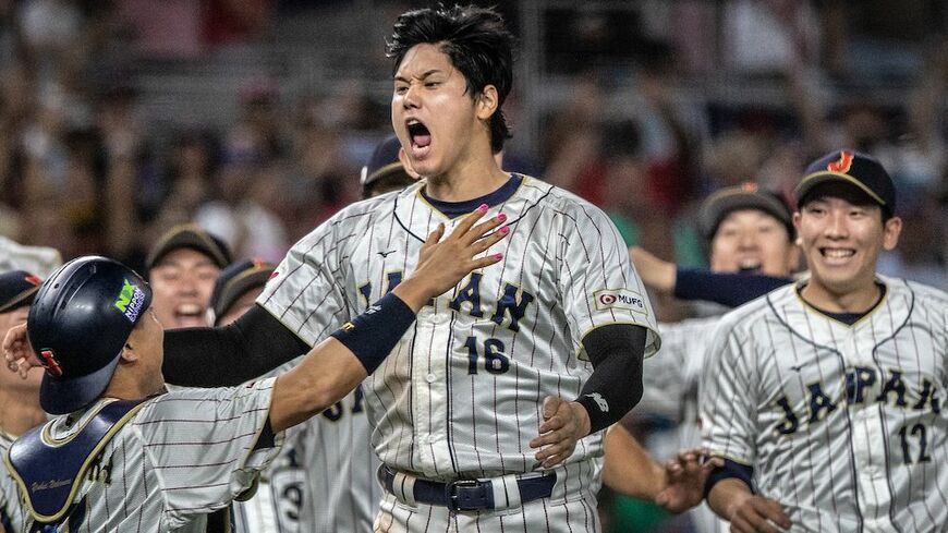 WBCでアメリカに勝利した大谷翔平（EPA＝時事）