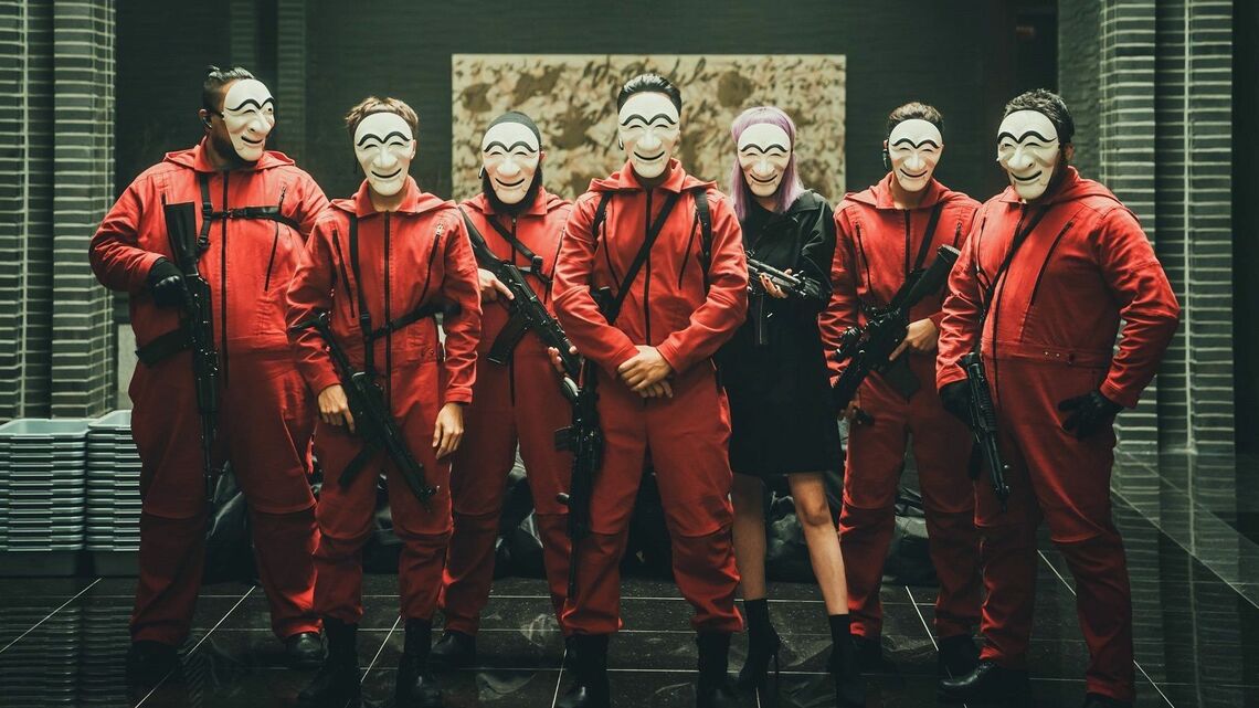 韓国リメイクのドラマ「ペーパー・ハウス・コリア: 統一通貨を奪え」がNetflix初登場で世界1位を獲得した（写真：Netflix）