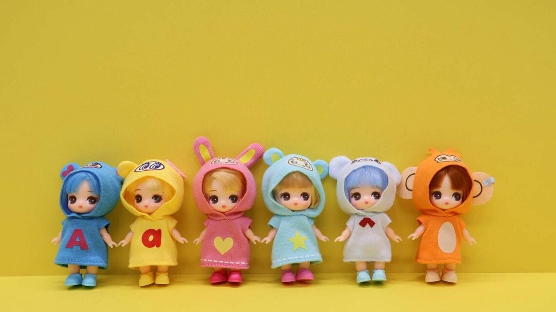 2026年2月に発売予定の「ぷちリカちゃん ナルミヤキャラクターズコレクション」（写真：タカラトミー提供）