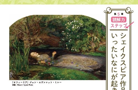 『10歳からの考える力を伸ばす 名画で学ぶ作文ドリルより』よりオフィーリアのページ抜粋