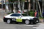 皇族や外国要人の地方訪問時に見かける規制パトカー。