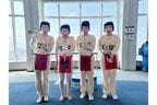 左から杉原千尋アナ、あぁ〜しらき、菊地亜美、野呂佳代