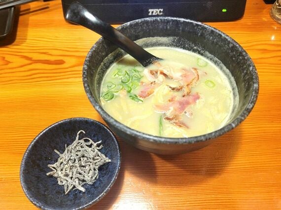 鳥貴族 抹茶白湯ラーメン