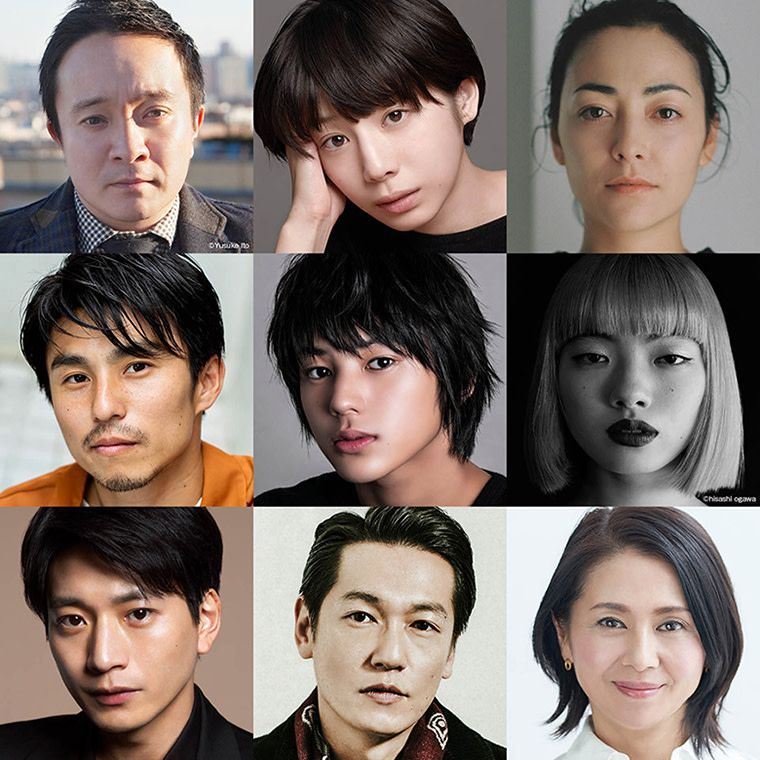 主役2人の初恋の物語を支える豪華出演者たち。写真上段左から濱田岳、夏帆、美波、中段左から中尾明慶、荒木飛羽、アオイヤマダ、下段左から向井理、井浦新、小泉今日子（写真：Netflix）