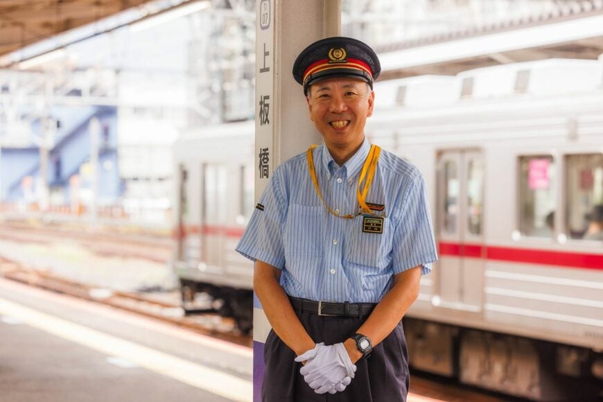 東武東上線 上板橋駅　川村博昭駅長