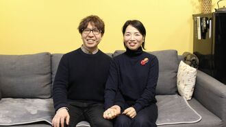 日韓カップルの稲川右樹さんとキム・ハナさん