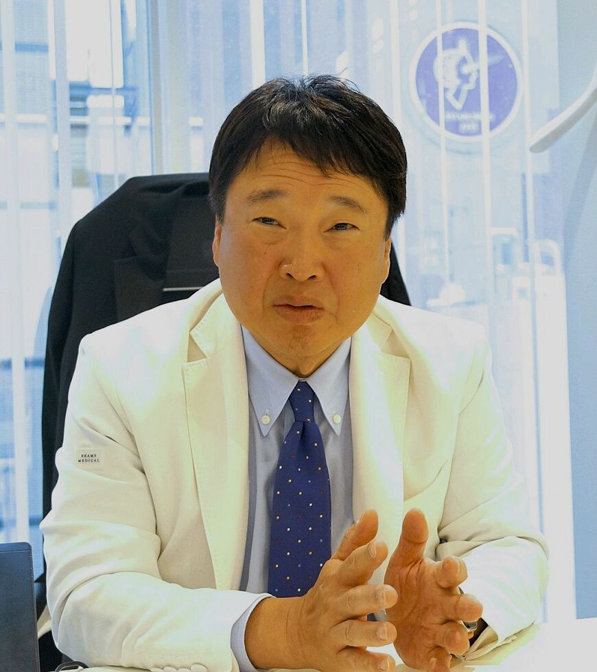 もりした・りゅういち／1962年生まれ。1987年大阪大学医学部卒業。スタンフォード大循環器科研究員・客員講師、大阪大学助教授など歴任。1999年に遺伝子治療薬開発を目指すメドジーン（現アンジェス）を設立（編集部撮影）