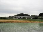田園地帯を通る高架橋