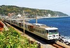 湘南色のブロックパターン塗装になった185系