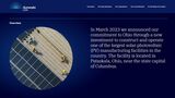 ロンジのオハイオ工場は、太陽電池モジュールでアメリカ最大級の製造拠点になる（写真はイルミネートUSAのウェブサイトより）