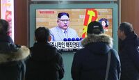 金正恩氏､｢核ボタンは執務机の上にある｣ 新年の辞で平昌五輪参加への意欲も表明
