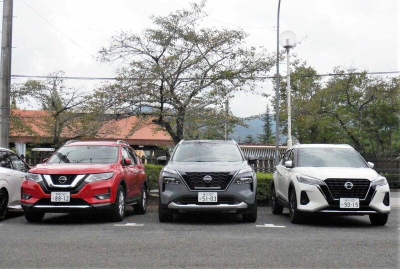 日産自動車 3代目エクストレイル 4代目エクストレイル キックス