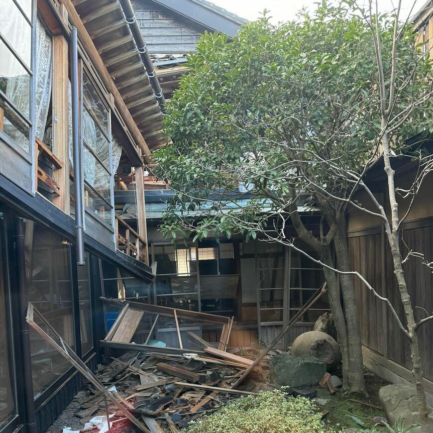 「ラトリエ ドゥ ノト」中庭