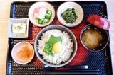 しらす丼が食べられるのは朝食のみ！（筆者撮影）