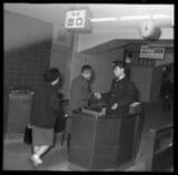 1961年当時の東武東上線の池袋駅構内