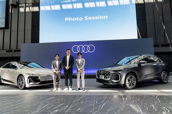 Q5ともにA6 e-tronの日本導入が発表された「Audi New Models Special Debut Show」