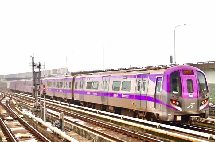 台湾・桃園空港MRT。台北駅と桃園国際空港を結ぶ
