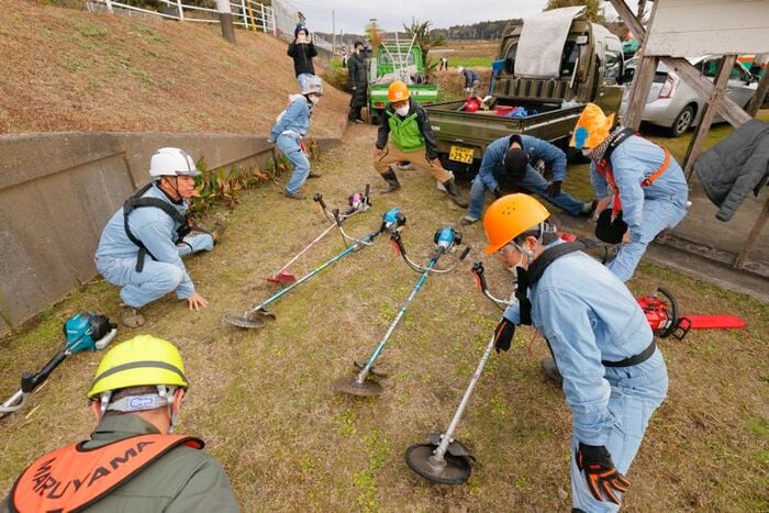 草刈りツーリズムプロジェクトのメンバー
