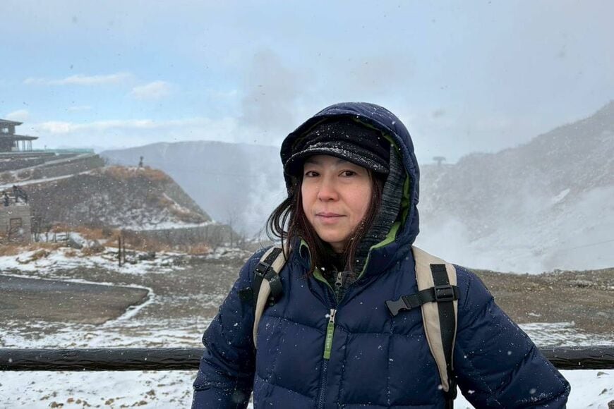 足元がつらい……（写真：筆者提供）