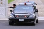 防弾仕様となっている特別警護車のトヨタ30系セルシオ。 