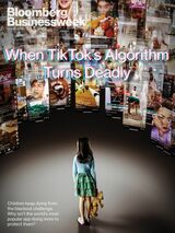 ブルームバーグ･ビジネスウィーク（2022年12月5日号）Photo illustration: Justin Metz for Bloomberg Businessweek; Photos: Getty; TikTok
